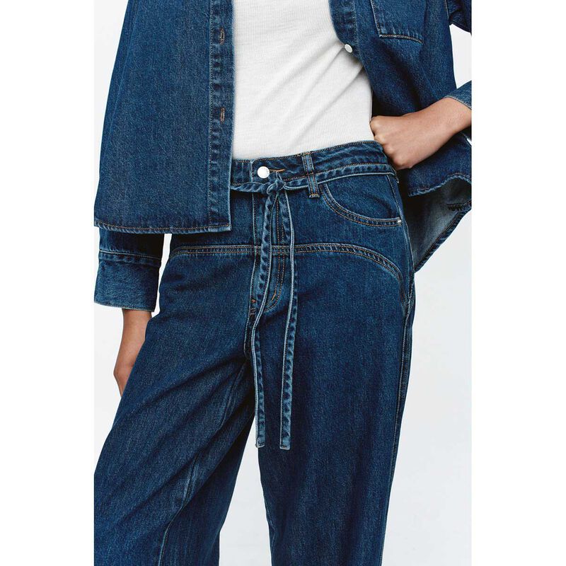 Marle Tie Curve Seam Jean image number 2